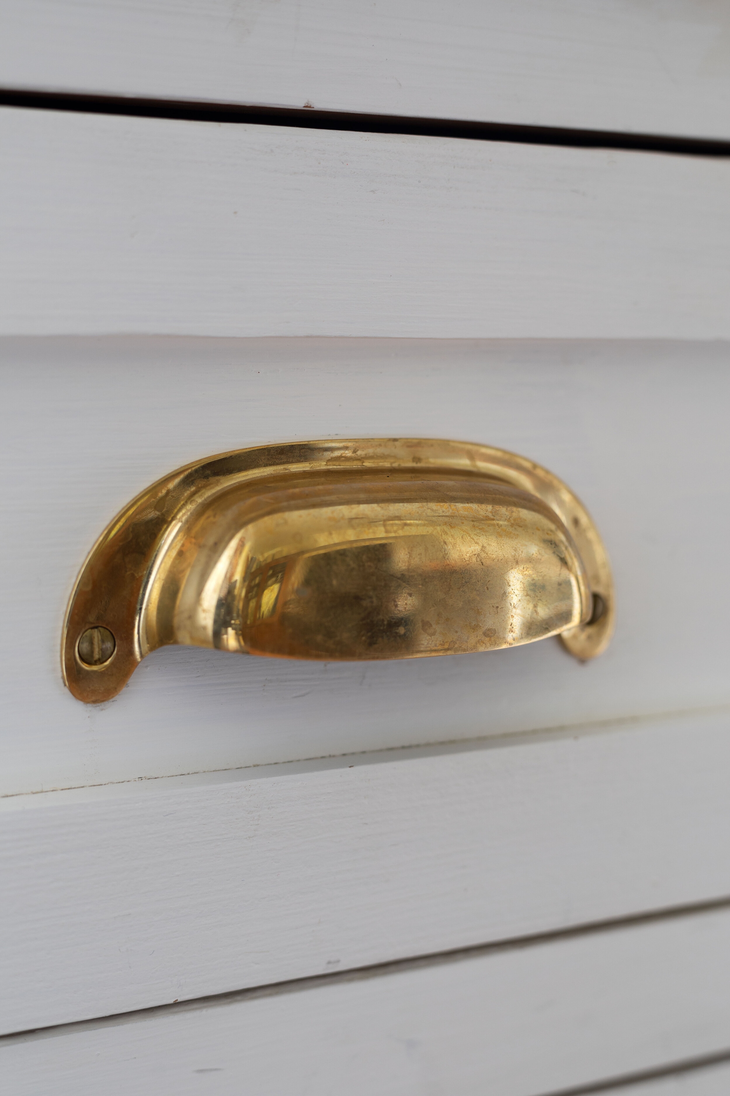 One Year of Age on Our Unlacquered Brass Hardware — The Grit and